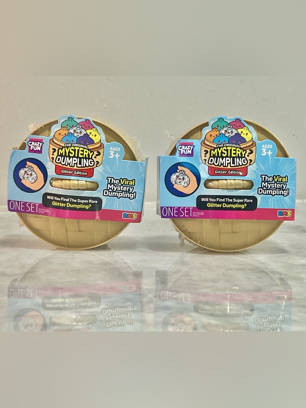 The Original Mystery Dumpling Glitter Edition RMS Brand SET OF 2